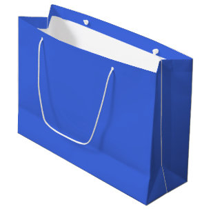 Royal Blue Large Gift Bag – Single Color Design