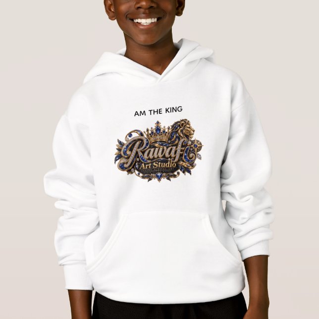 Royal Blue Lion Luxury Crest (Front)