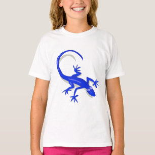 royal blue lizard kids shirt