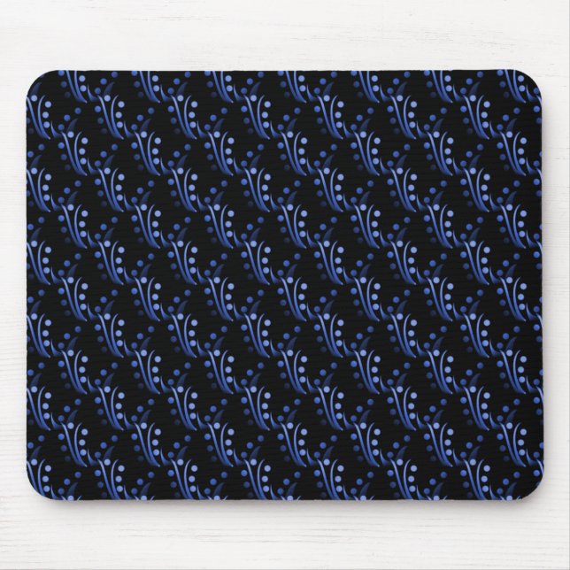 Royal Blue Luxurious Glam Mousepad (Front)