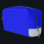 Royal Blue Luxury Toiletry Bag<br><div class="desc">Print Cut Sew Toiletry Bag Whether you’re heading to the gym or packing light for a weekend trip, keep your toiletries organised without sacrificing your own personal style with our Dopp Kit This iconic travel bag is made of sturdy polyester fabric with a zippered closure, ensuring all products are stored...</div>