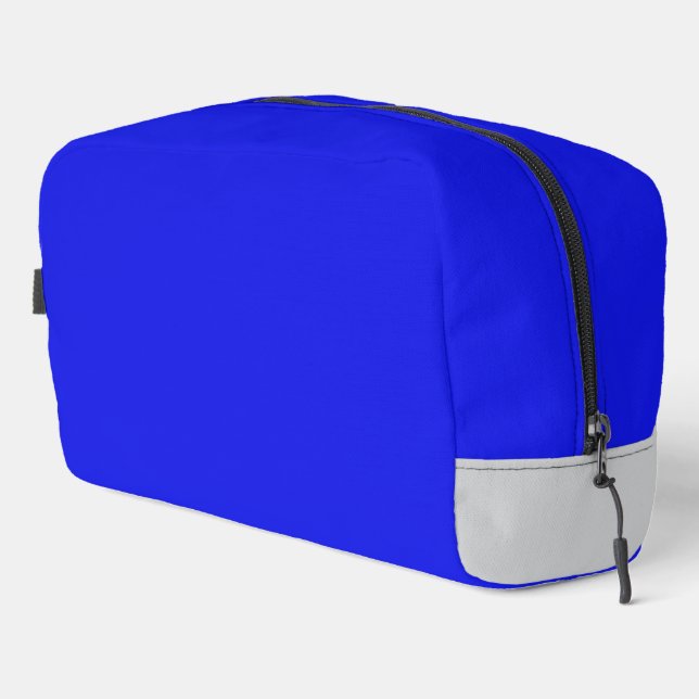 Royal Blue Luxury Toiletry Bag  (Right Corner)