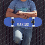 Royal Blue Modern Name | Classic Trendy Skateboard<br><div class="desc">Royal Blue Modern Personalised Name | Classic Trendy skateboard.</div>