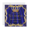 Royal Blue Navy Wedding Gold Crown 2