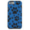 Royal Blue paw prints, pet, animal iPhone 6 case