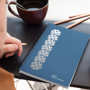 Royal Blue Pickleball Personal Weekly Planner
