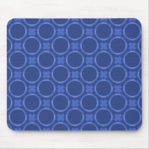 Royal Blue Quirky Charm Mousepad