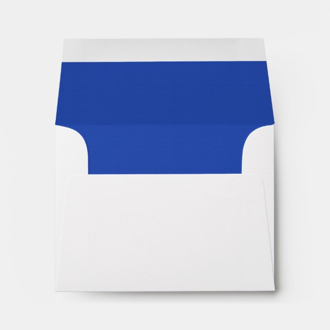 Royal Blue RSVP Wedding Response B36 Envelopes (Back (Bottom))