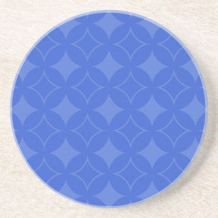 Royal blue shippo pattern coaster