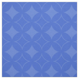 Royal blue shippo pattern fabric