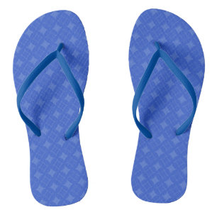 Royal blue shippo pattern jandals