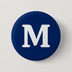Royal Blue Solid Colour 6 Cm Round Badge