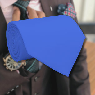 Royal Blue Solid Colour   Classic   Elegant Tie