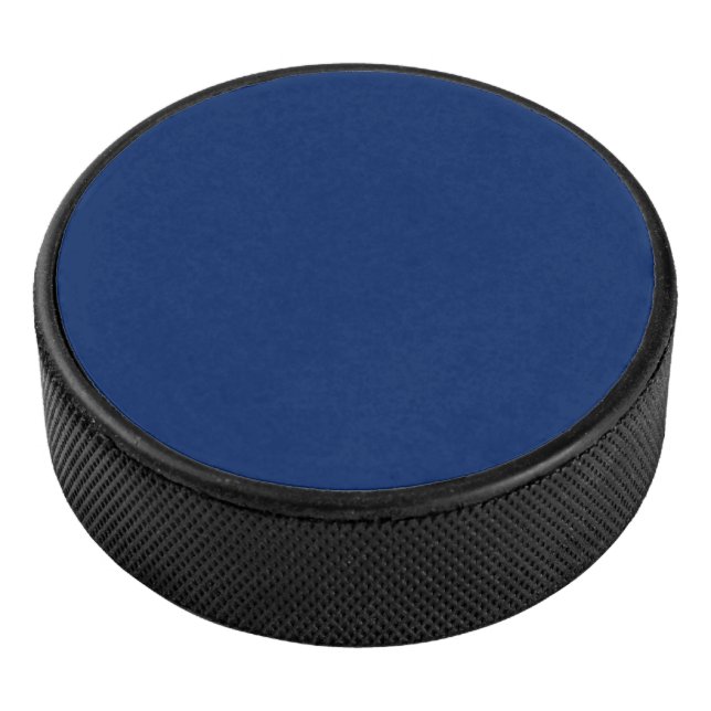 Royal Blue Solid Colour Hockey Puck (3/4)