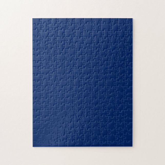 Royal Blue Solid Colour Jigsaw Puzzle (Vertical)