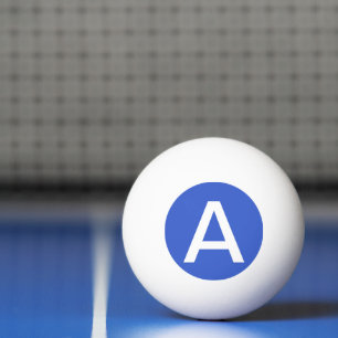 Royal Blue Solid Colour Ping Pong Ball