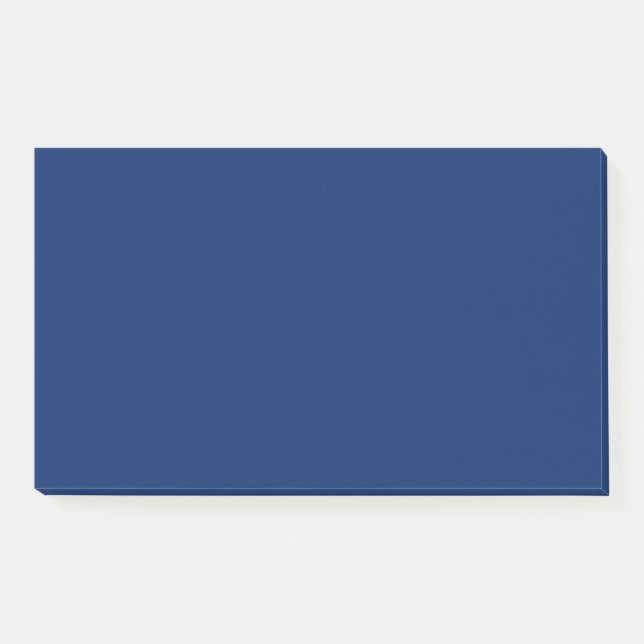 Royal Blue Solid Colour Post-it Notes (Front)