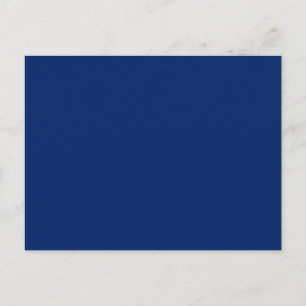 Royal Blue Solid Colour Postcard