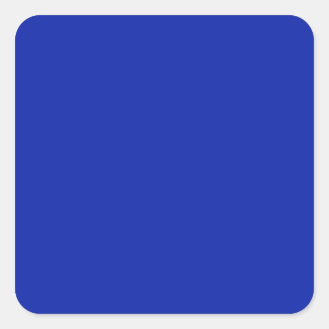 Royal Blue   Square Sticker (Front)