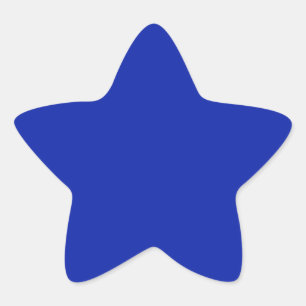 Royal Blue Star Sticker