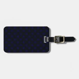 Royal Blue Starburst Abstract Pattern Luggage Tag
