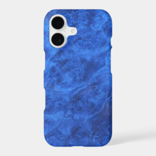 Royal Blue Textured Velvet Look