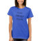 Royal Blue Women's Hanes T-Shirt Shirts Template