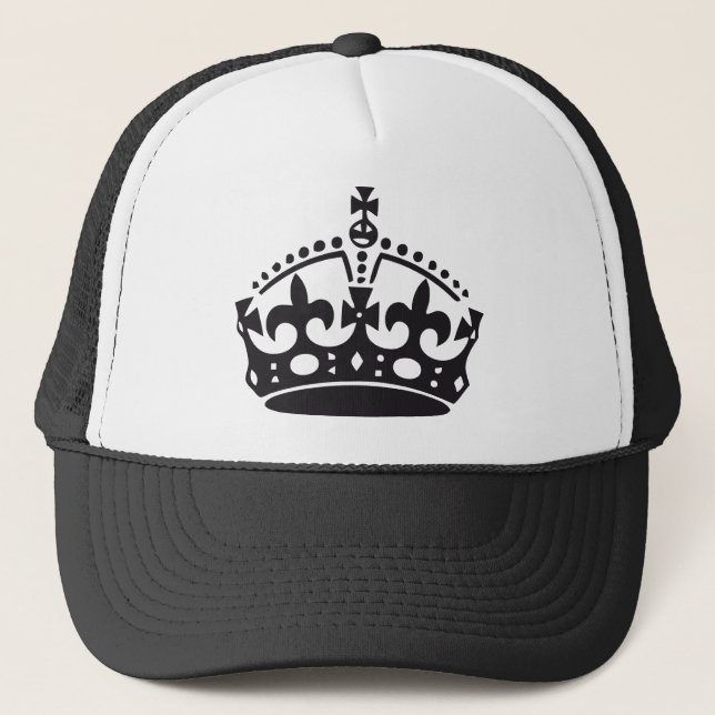 royal British crown Trucker Hat (Front)