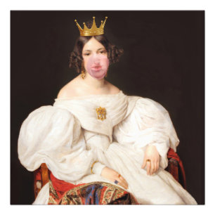 Royal Bubble Gum Diva Photo Print