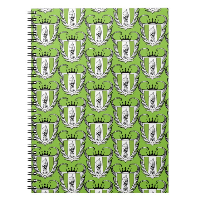 Royal Bull Terrier Spiral Notebook (Front)