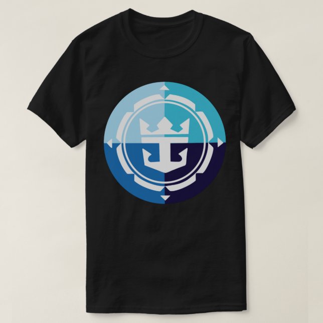 Royal Caribbean Logo  Sticker T-Shirt (Design Front)
