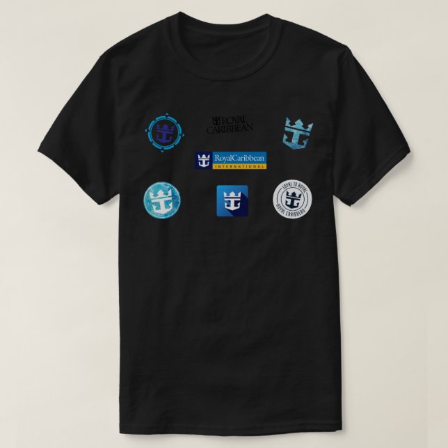 Royal Caribbean Sticker Pack 5 - The Logo Sticker T-Shirt (Design Front)
