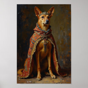 Royal Carolina Dog Portrait Poster