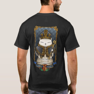 Royal Cat Chess Bishop Piece T-Shirt