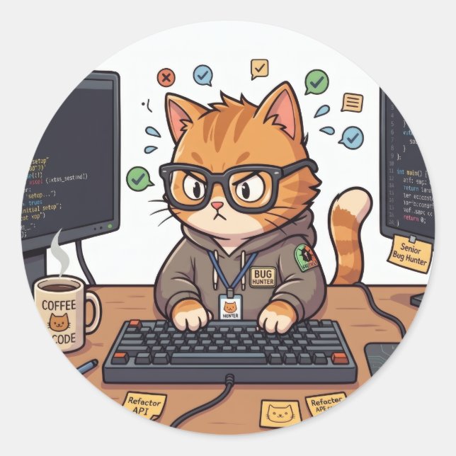 Royal Cat Sticker (Front)