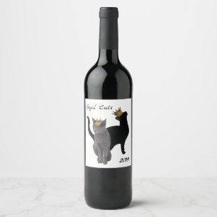 Royal Cats Wine Labels