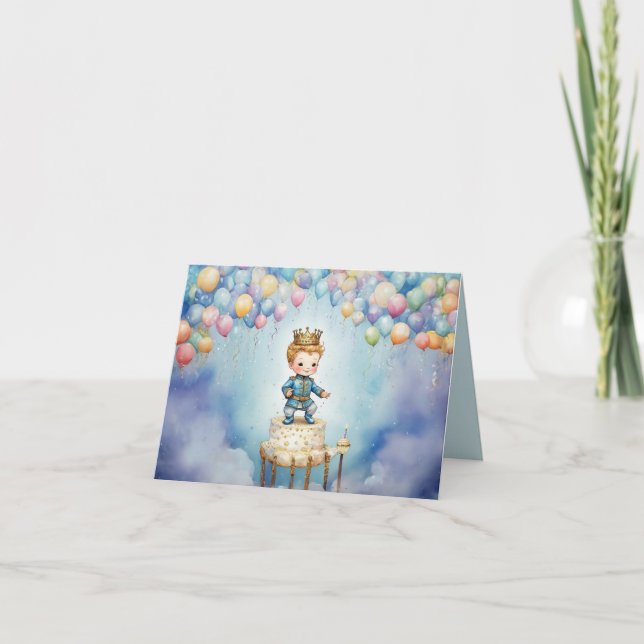 Royal Celebration Birthday Card (Front)