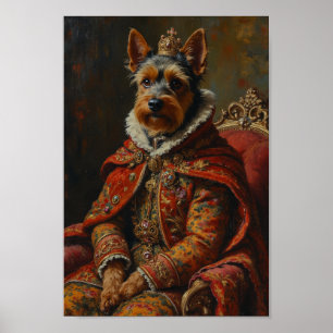 Royal Cesky Terrier Portrait Poster