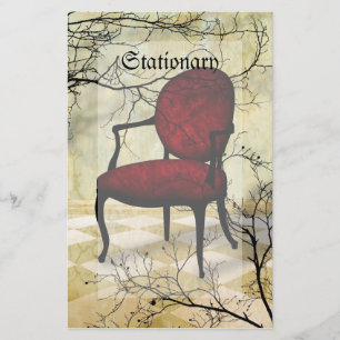 Royal Chair with Branches Stationery