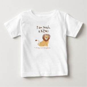 Royal Charm: Personalized 'Im a Lion King” T-shirt