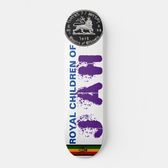 ROYAL CHILDREN OF JAH Skateboard (Front)