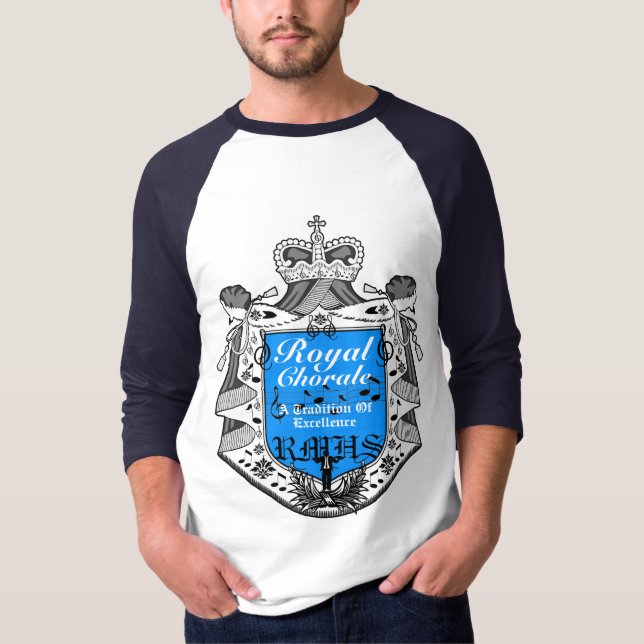 Royal Chorale Crest Blue 2A T-Shirt (Front)