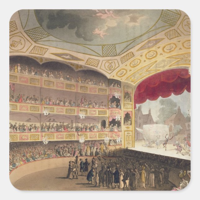 Royal Circus Square Sticker (Front)