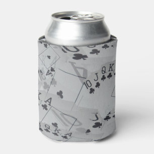Royal Club Flush Poker Cards Pattern, Can Cooler