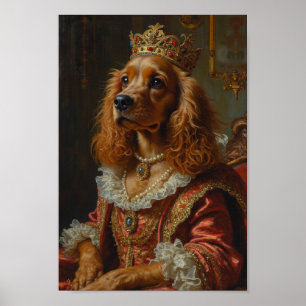 Royal Cocker Spaniel Portrait Poster