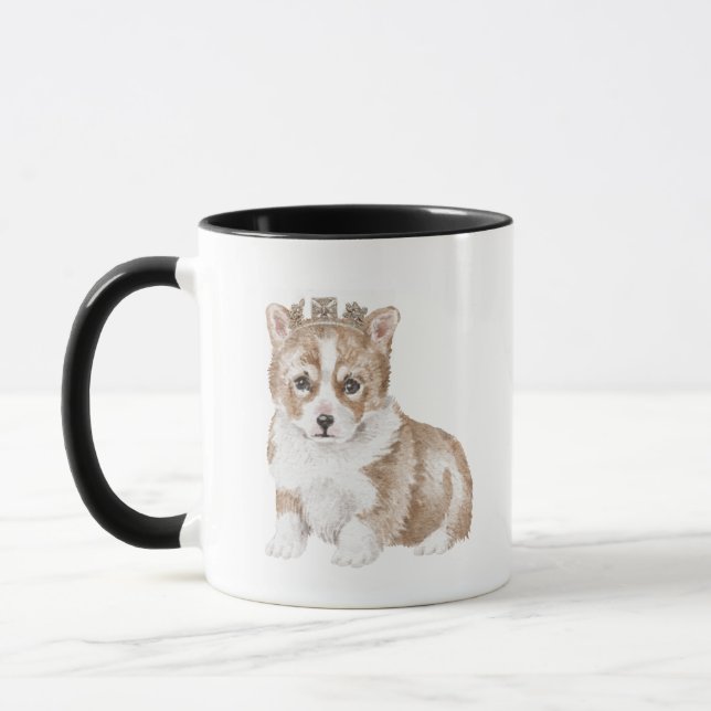Royal Corgi Coffee Mug (Left)