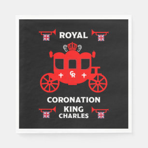 Royal Coronation King Charles III Napkin