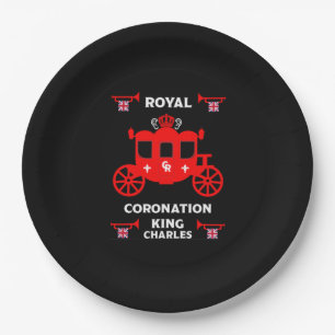 Royal Coronation King Charles III     Paper Plate
