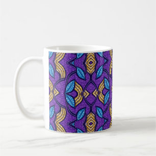 Royal Court Leaf Pattern Coffee Mug