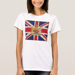 Royal Crest on Union Jack. T-Shirt